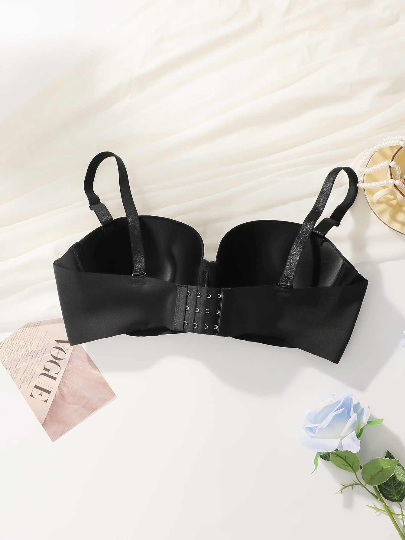 Women Large Bust Plus Size Str - Plunge Bra Push Up ulasan dan harga